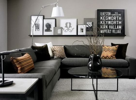 Gray Living Room