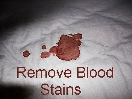 remove blood