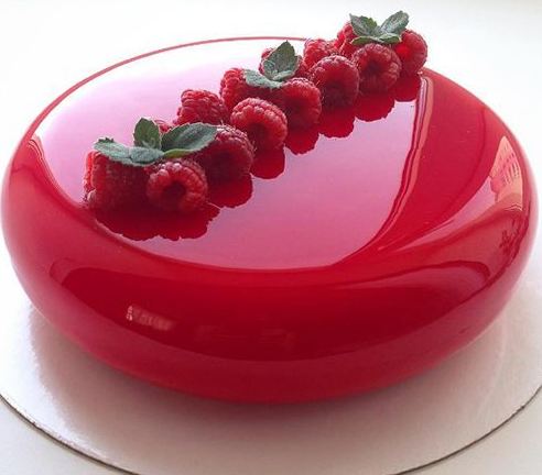 Mirror Glazed Cake