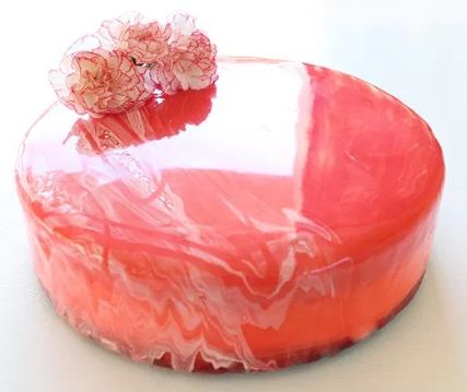 Mirror Glazed Cake