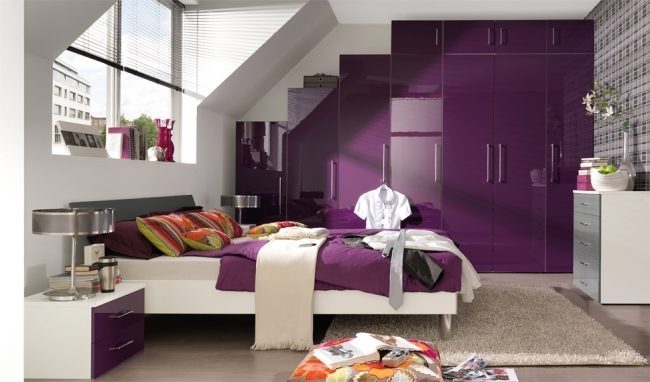 Bedroom Designs using Purple Ideas