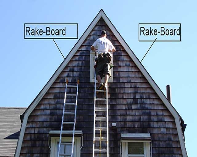 what is the rake of a roof